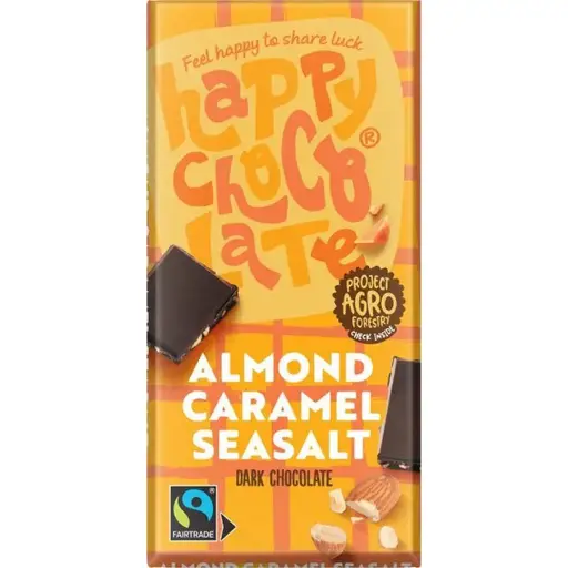 [86822] Chocolat Noir amandes caramel sel m. 100g