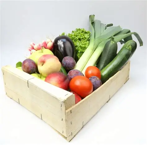 Panier mixte de fruits et légumes